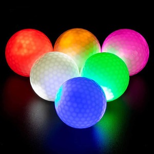 【在庫処分】夜光るゴルフボール LED付き!男女兼用でゴルフ練習にも最適!8分間点灯する長時間発光ボール!贈り物にも最適!ゴルフをもっと楽しくする6色の発光ゴルフボール!