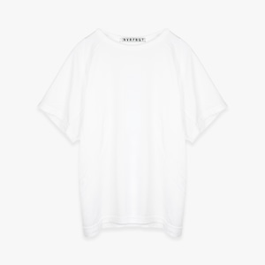 NVRFRGT 26SS PANELLED HALF SLEEVE T-SHIRT (WHITE)