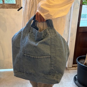 TOPANGA accessory 　Denim shoulder  bag 　デニムショルダーバッグ　バッグ　ショルダーバッグ　トートバッグ　デニム　ブルー　Bag　