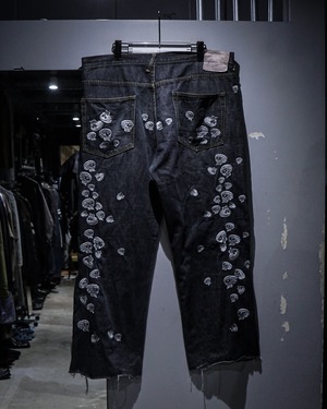 【add (C) vintage】“EVISU” Skull Embroidery Denim Pants