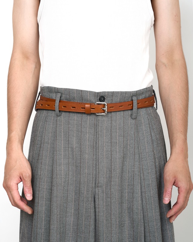 HED MAYNER "VERY LONG BELT CAMEL BROWN"