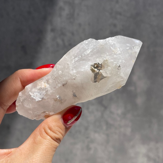 セプター形状【マダガスカル産 クォーツ】④ 水晶（石英）鉱物 天然石 パワーストーン　　