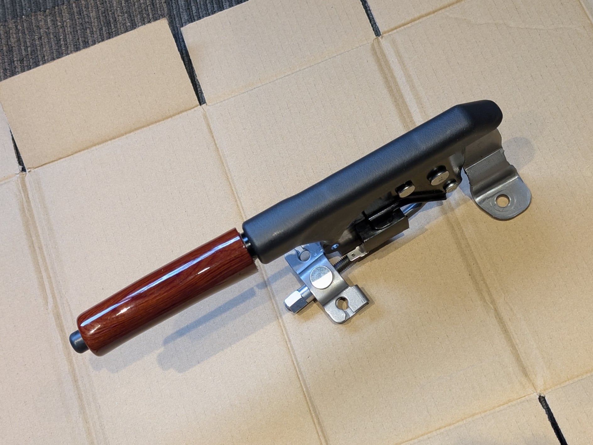 新品】ダイハツ純正 リアルウッドサイドブレーキレバー | rodeodrive