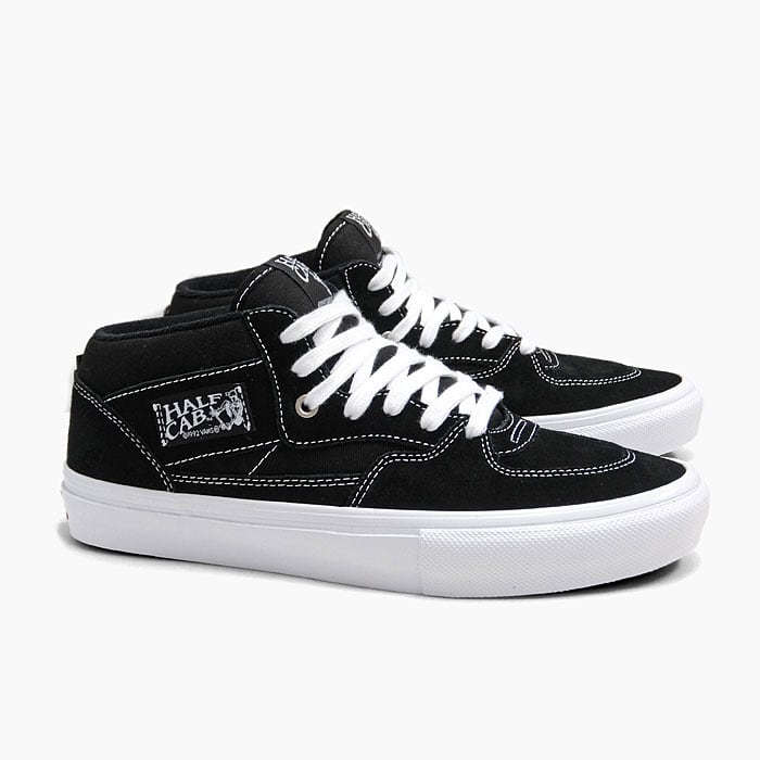 ◼️【美品】VANS ハーフキャブ ブラック スエード ミッドカット スケート