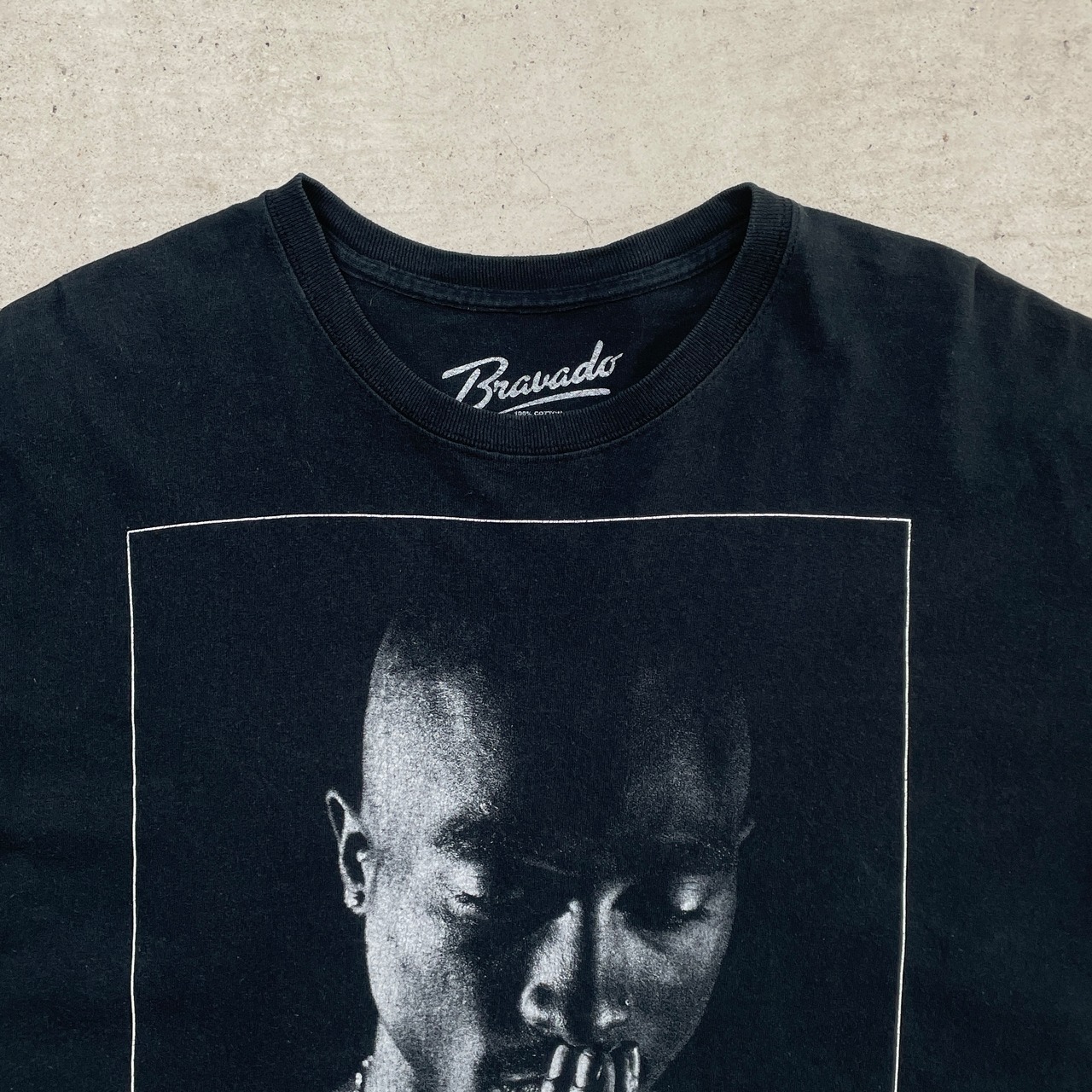 2PAC フォトプリント ラップTシャツ メンズXL 古着 TUPAC ツーパック 