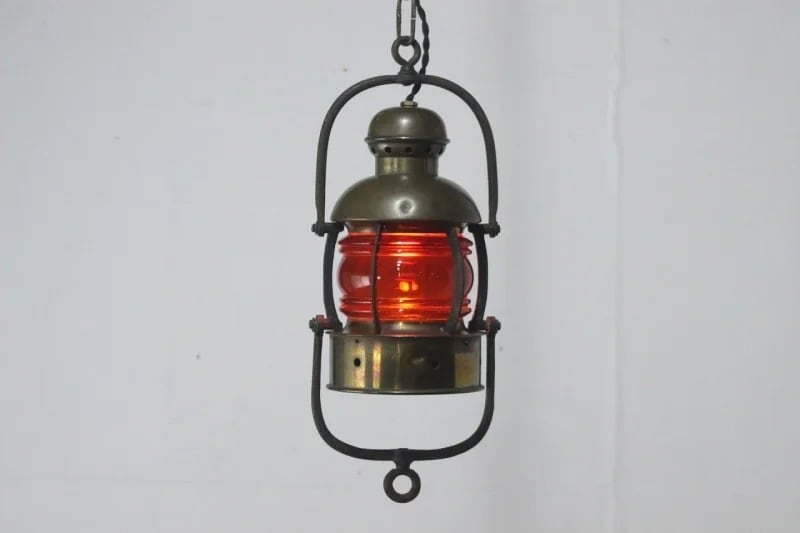 ヴィンテージ フランス 船舶ライト ヨーロッパ 船舶ランプ ペンダント  