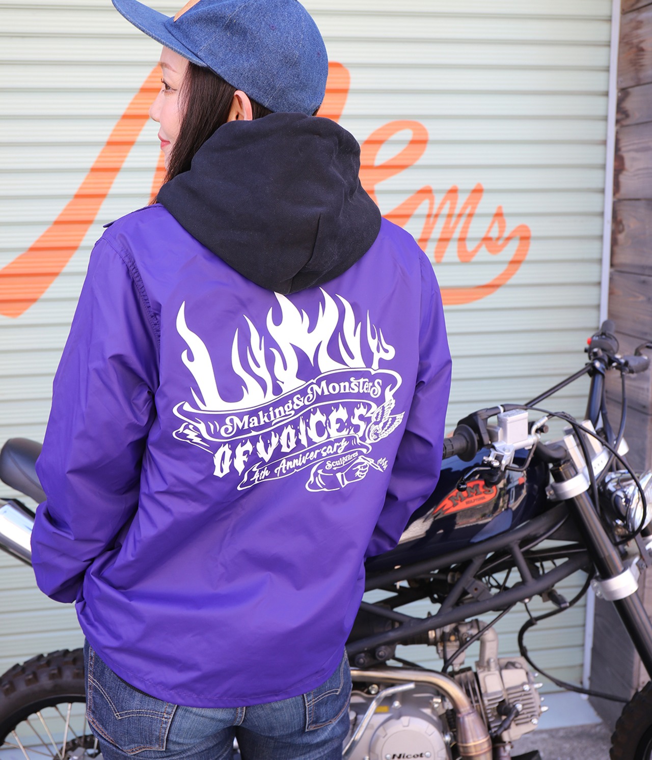 LIMIT OF VOICES - COACH JACKET パープル /XXLサイズ