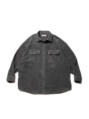 Wide Corduroy CPO Jacket - Gray -