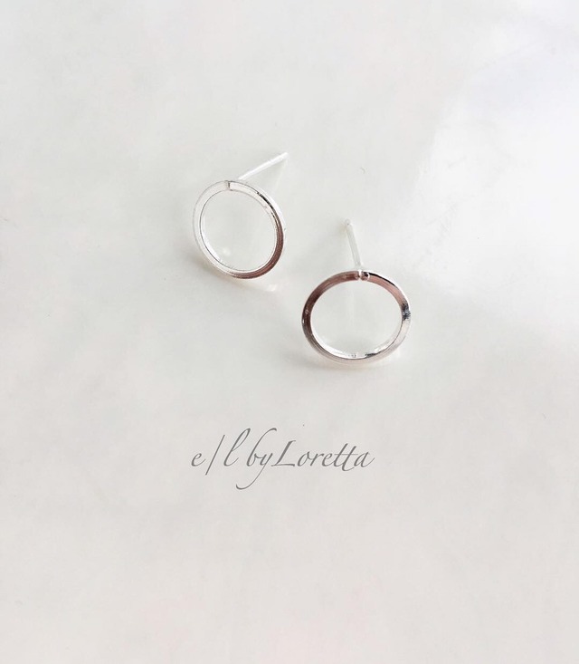 Silver925 mini circle pierce  0019