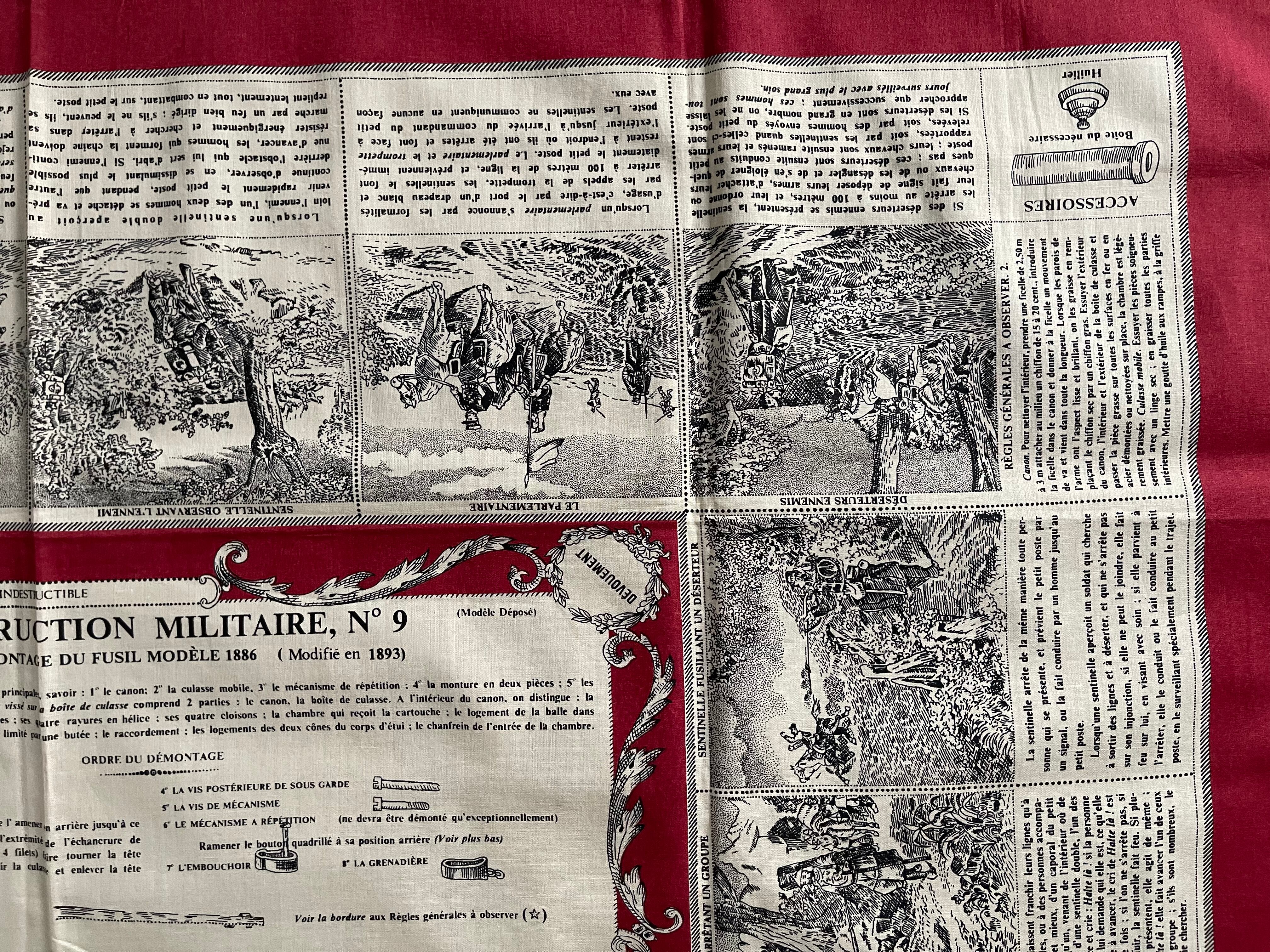 Reprint??】フランス軍 ヴィンテージ スカーフ バンダナ | swallows