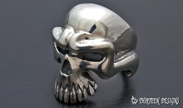 thirteen designs mad skull ring  約22号