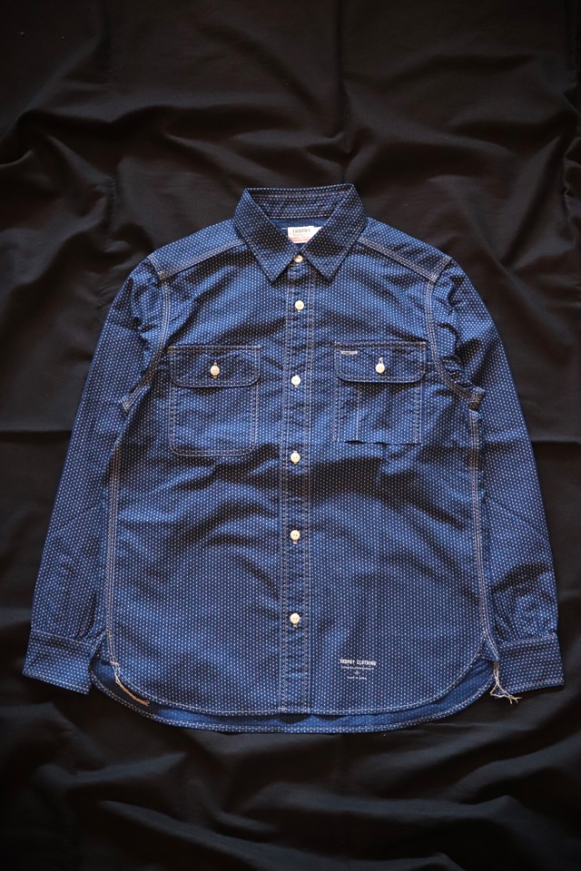 TROPHY CLOTHING/トロフィークロージング　Polka Dot Harvest L/S Shirt　TR-SH04