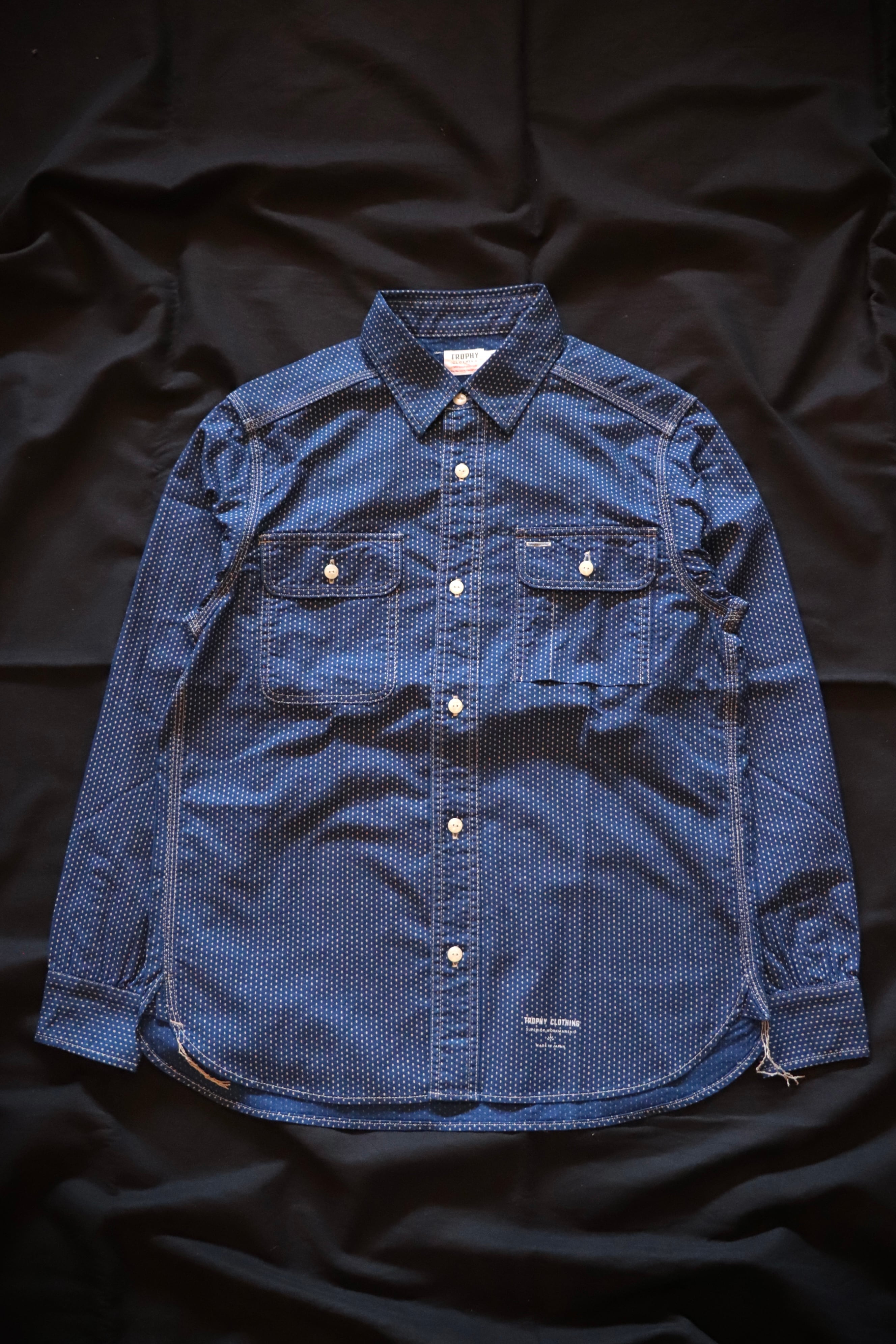 TROPHY CLOTHING/トロフィークロージング Polka Dot Harvest L/S Shirt TR-SH04