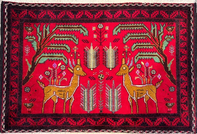 ペルシャ絨毯 高品質 オールドバルーチ族4996-