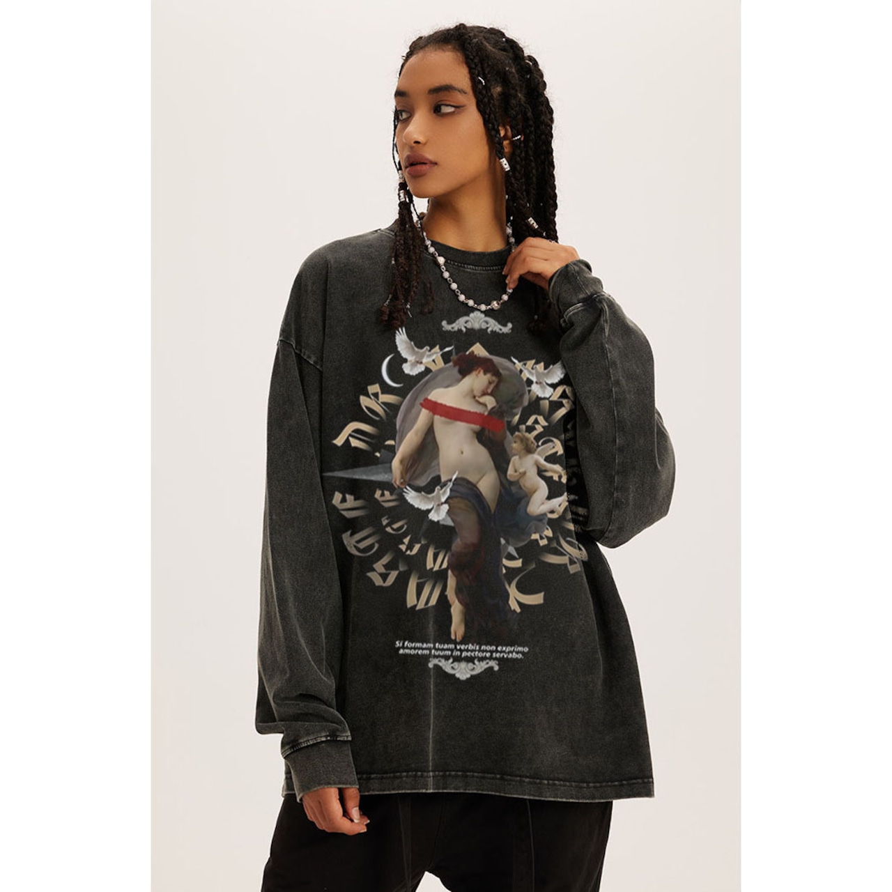 VINTAGE ストリート 平和の天使 Tシャツ T1069