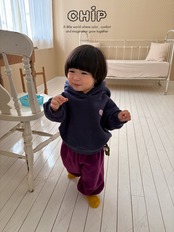 チップ / CHIP / 刺繍フードトレーナー / 韓国子供服 / キッズ / 26winter *1~5*