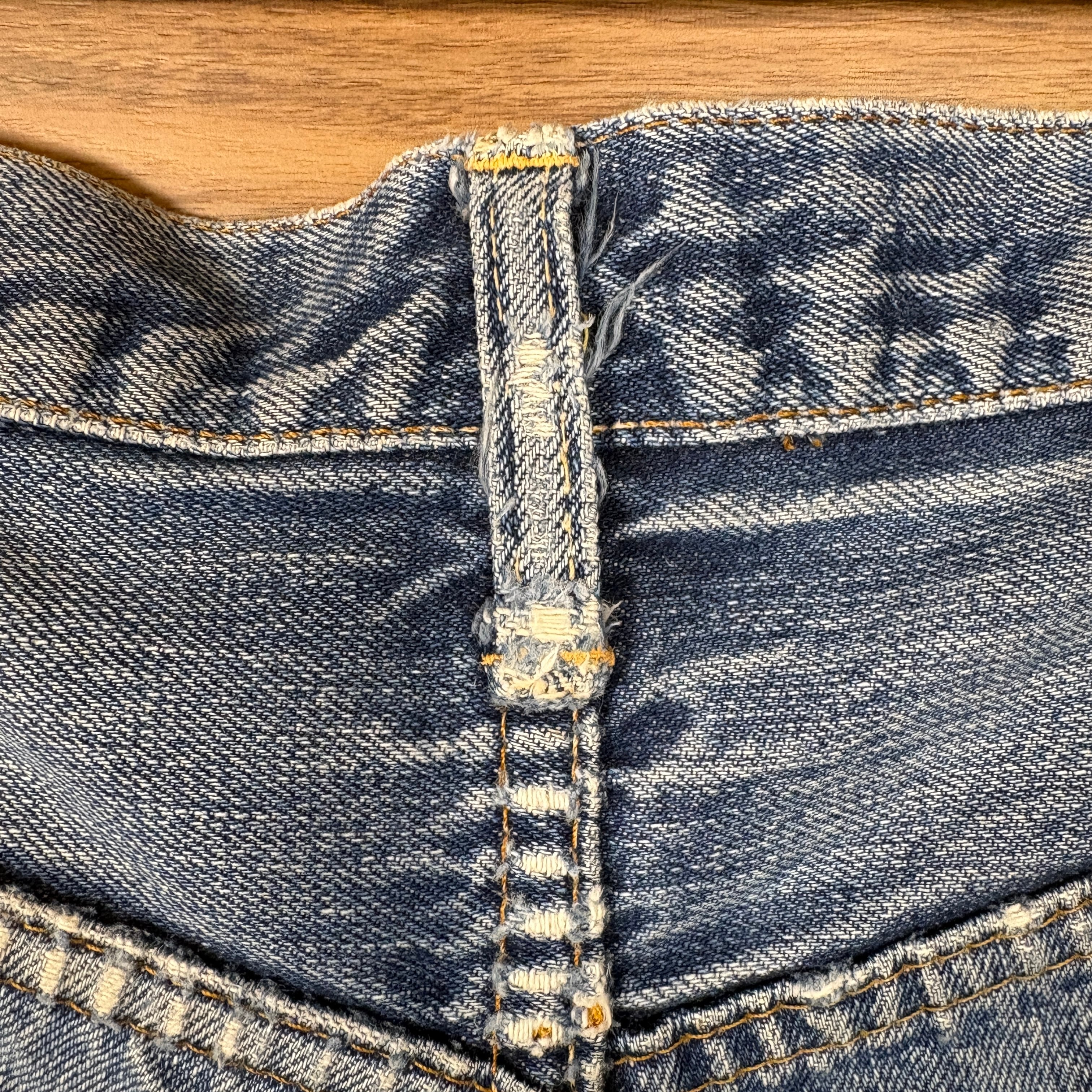 60s LEVI'S 501 BIGE リーバイス ビッグE カットオフ デニムパンツ