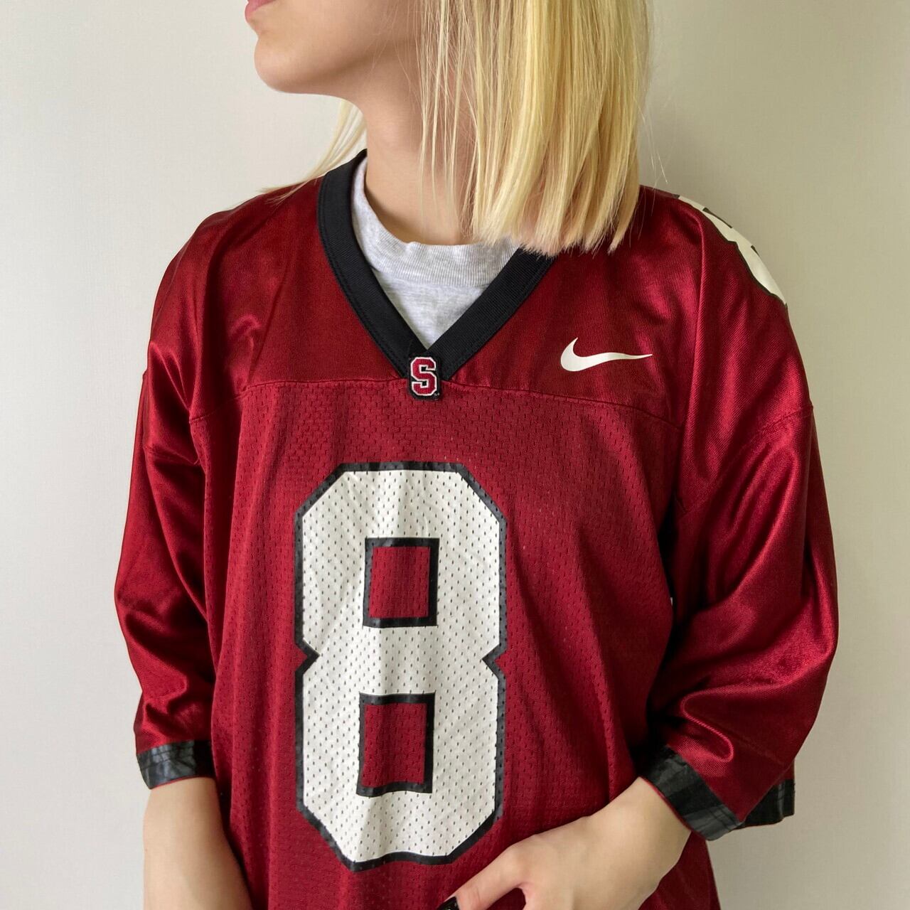 NIKE TEAM ナイキ フットボールシャツ メンズXL相当 古着 ユニフォーム 