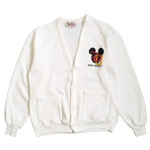 DISNEY UNIVERSITY MICKEY CARDIGAN SWEATSHIRT SIZE OSFA fits L (USED)