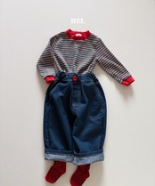 韓国子供服 / 26Autumn / 〖取寄〗Hei / ポポTシャツ / キッズ服 / カラフル服 / 秋服 *XS~XL*
