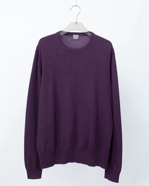 cashmere crew neck knit sweater
