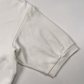 PAPAS パパス ロゴ刺繍 鹿の子 半袖 ポロシャツ サイズ 50 L /ホワイト/日本製