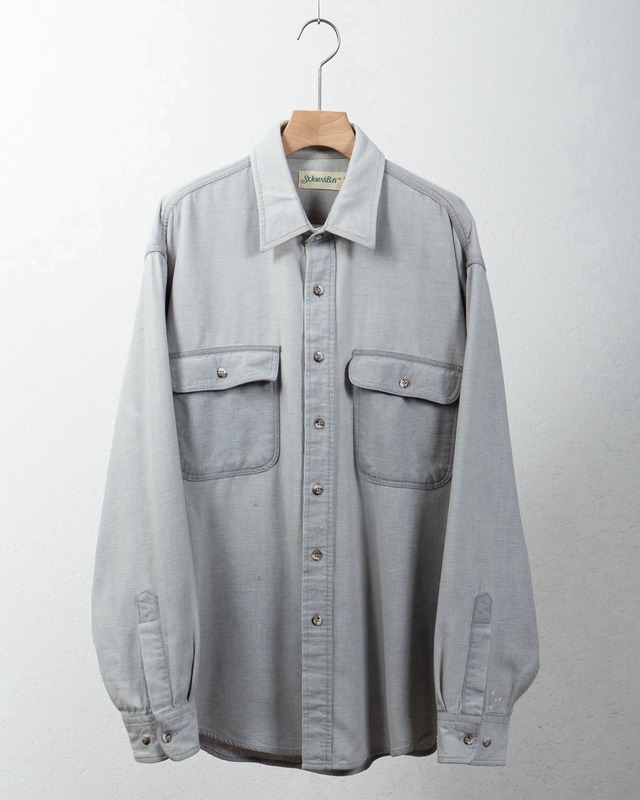 "ST.JOHN'S BAY" double flap pocket cotton shirt
