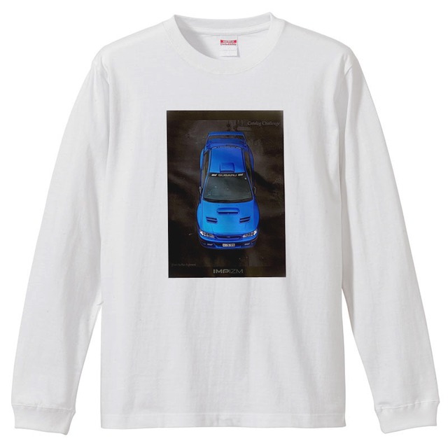 Tシャツ ロングスリーブ [カタチャレ]『IMPIZM』／White
