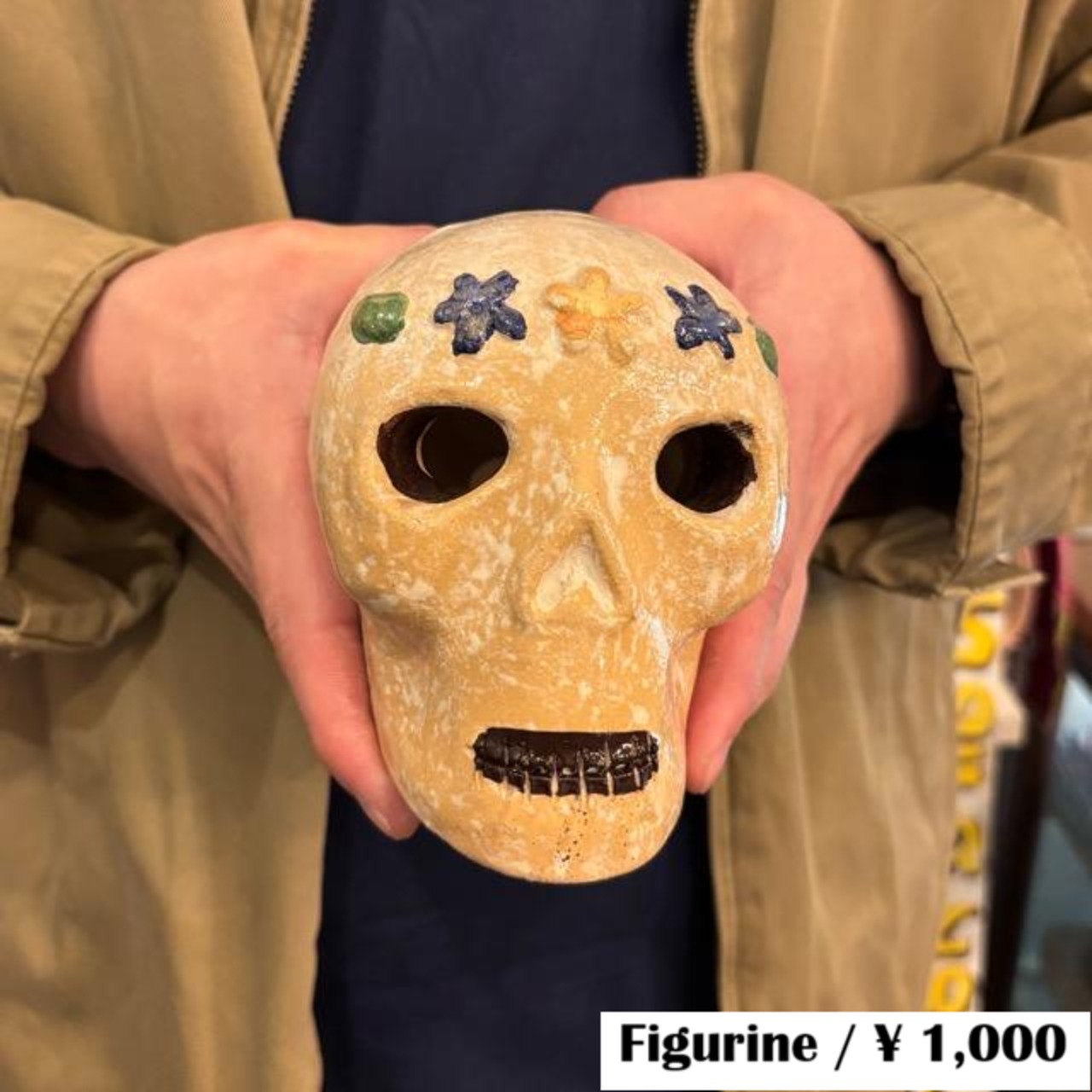 Mexico Calavera figurine メキシコ カラベラ素焼き人形 インテリア 雑貨 ガイコツ ドクロ
