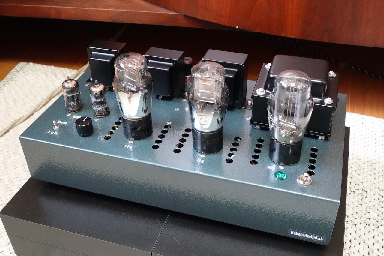 ◇ジャンク品◇ 真空管ステレオパワーアンプ 自作品 6DZ7 （◇ジャンク 