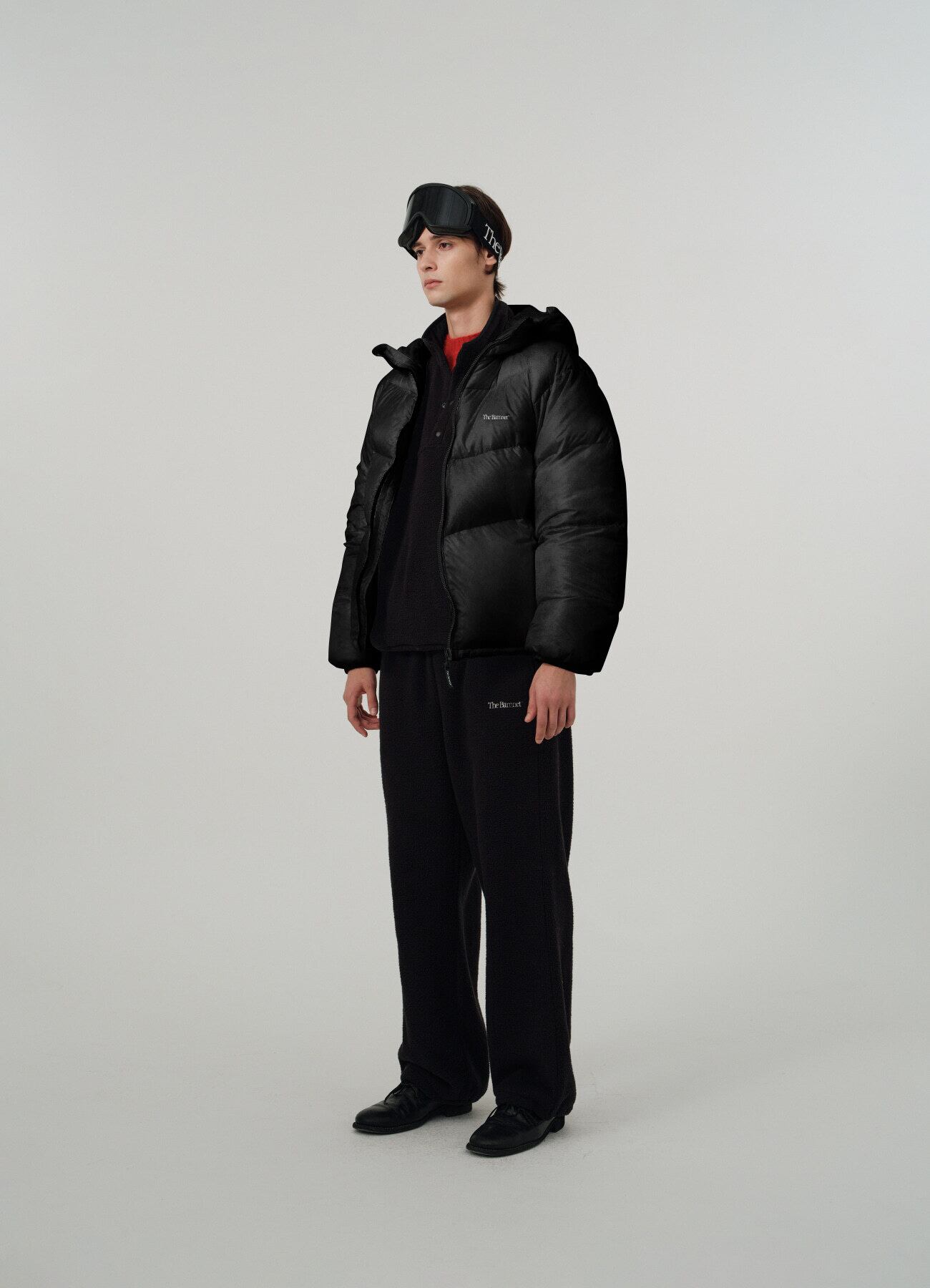 1月初旬発送 [The Barnnet] Black Reversible Hooded Goose