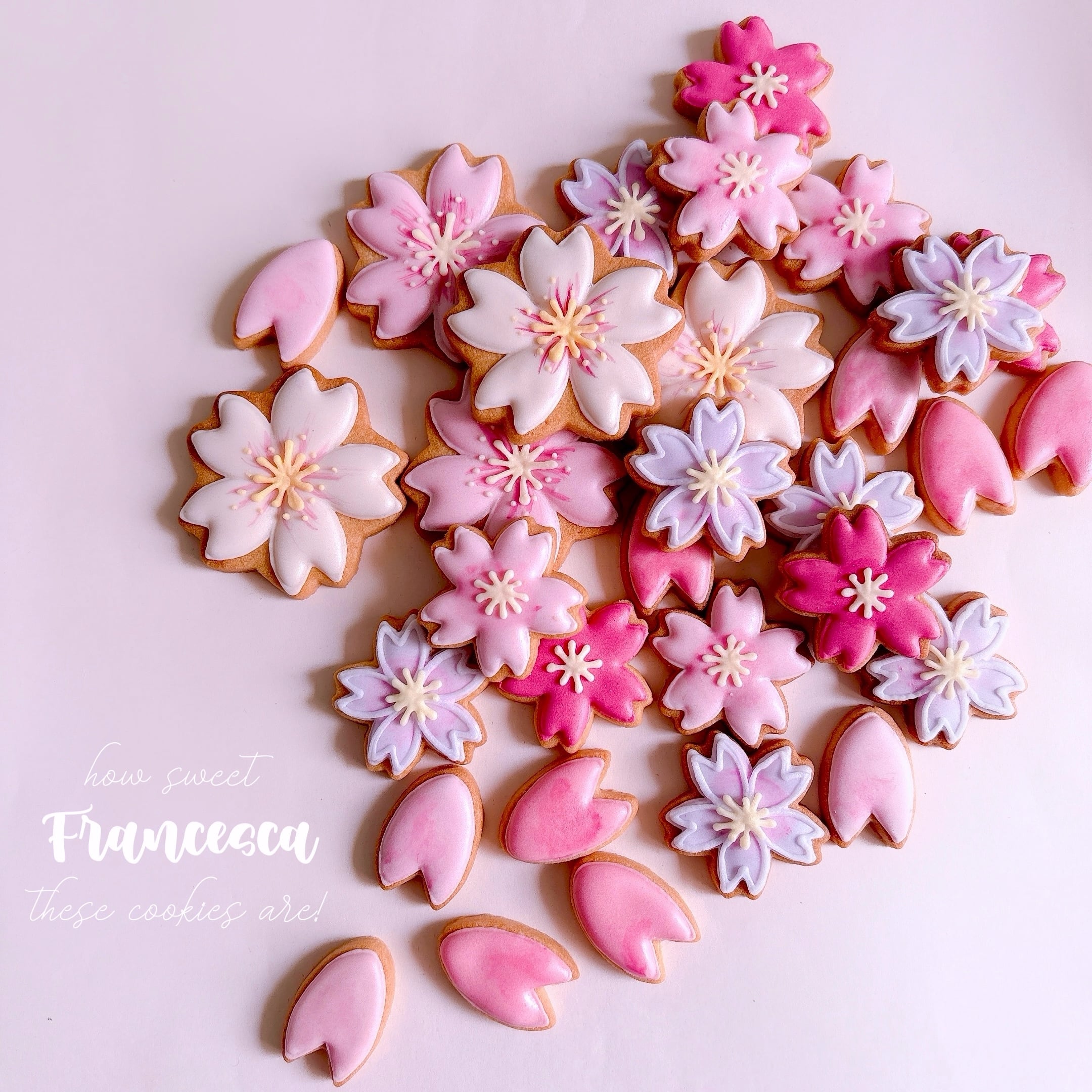 サクラのアイシングクッキー | Francesca von Sweets
