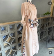 ワイドリボンkariyushiワンピース pink