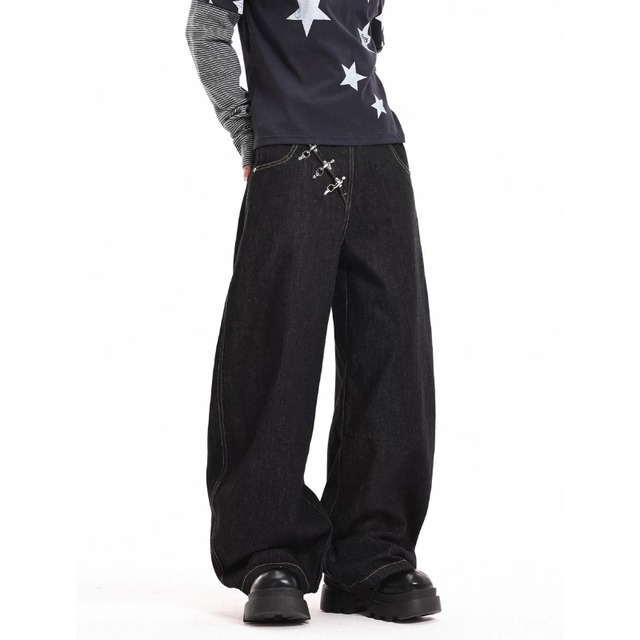 slash hook design denim　スラッシュフックデザインデニム　J1695