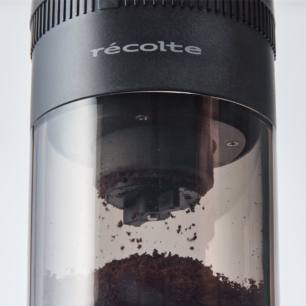 レコルト コードレス コーヒーグラインダー ／ ブラック RCM-3(BK