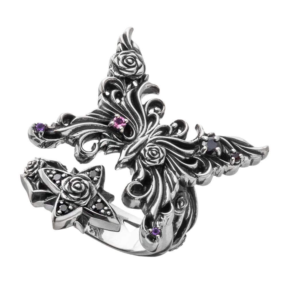 アゲハリング　AKR0056　Swallowtail ring　 シルバーアクセサリー  Silver jewelry