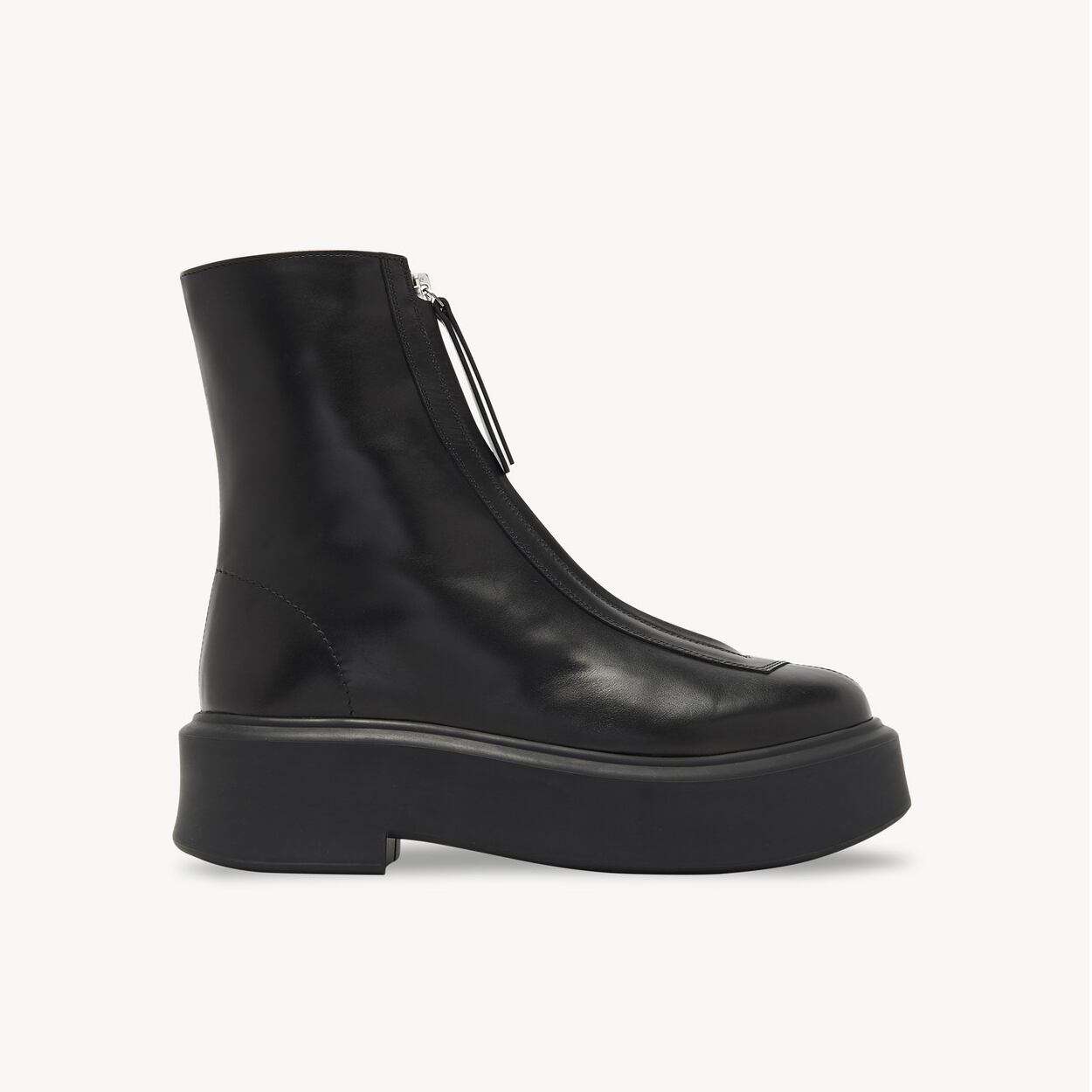 THE ROW レザー Zipped Boot 1 | NAJA FIORE