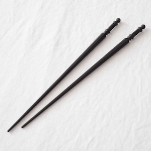 les trois entrepots product   レ・トロワ・アントゥルプ　x ゴロンドリーナ　取り箸　エボニー（黒檀）　取り箸