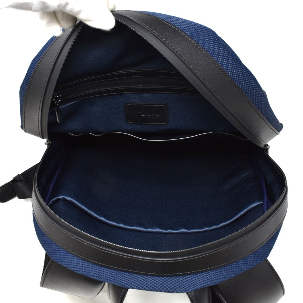 S.T. Dupont バックパック リュック ブルー S.T.Dupont DEFI MILLENNIUM ROUND BACKPACK BAG 173010 NAVYBLUE