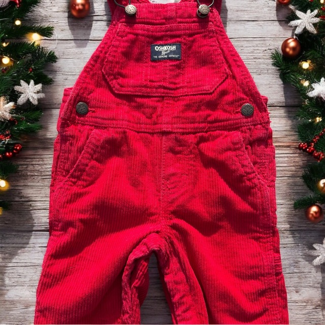 【KIDS】OshKosh corduroy overall size:12month
