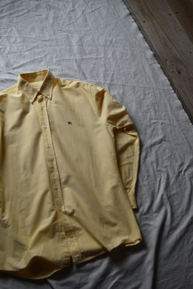 "BURBERRYS" 90s Light Yellow Shirt