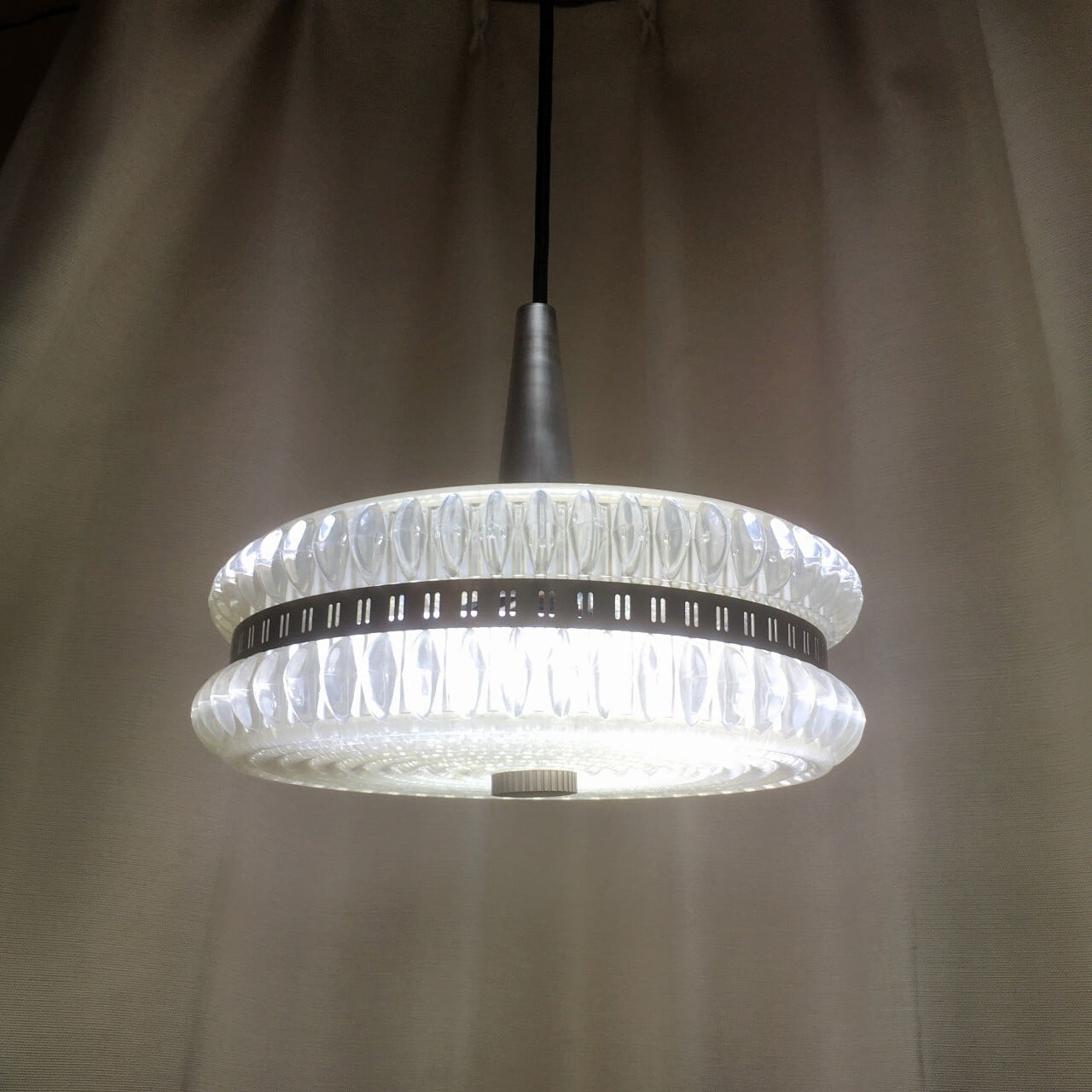 ナショナル 昭和レトロ 天井照明 吊り下げ照明 蛍光灯器具 光照明