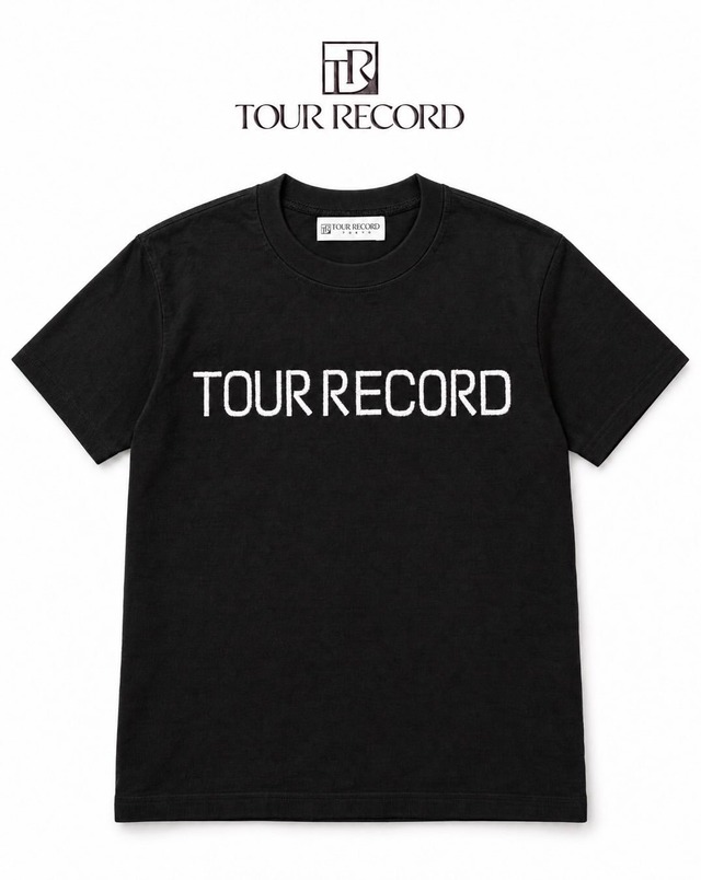 TOUR RECORD Tシャツ ロゴプリント Lサイズ