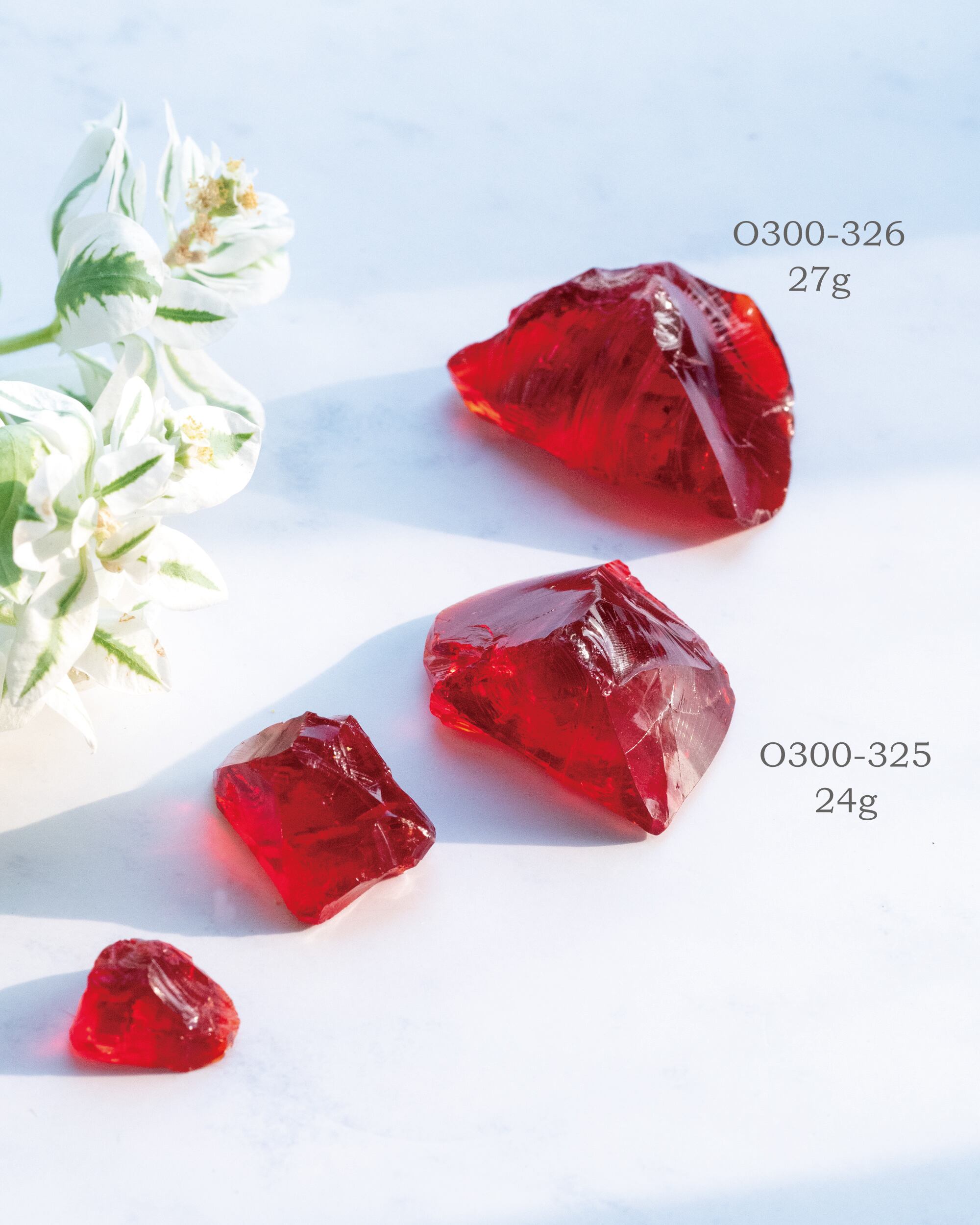 スカーレットシフト・アンダラクリスタル【原石】O300-325 | fugue