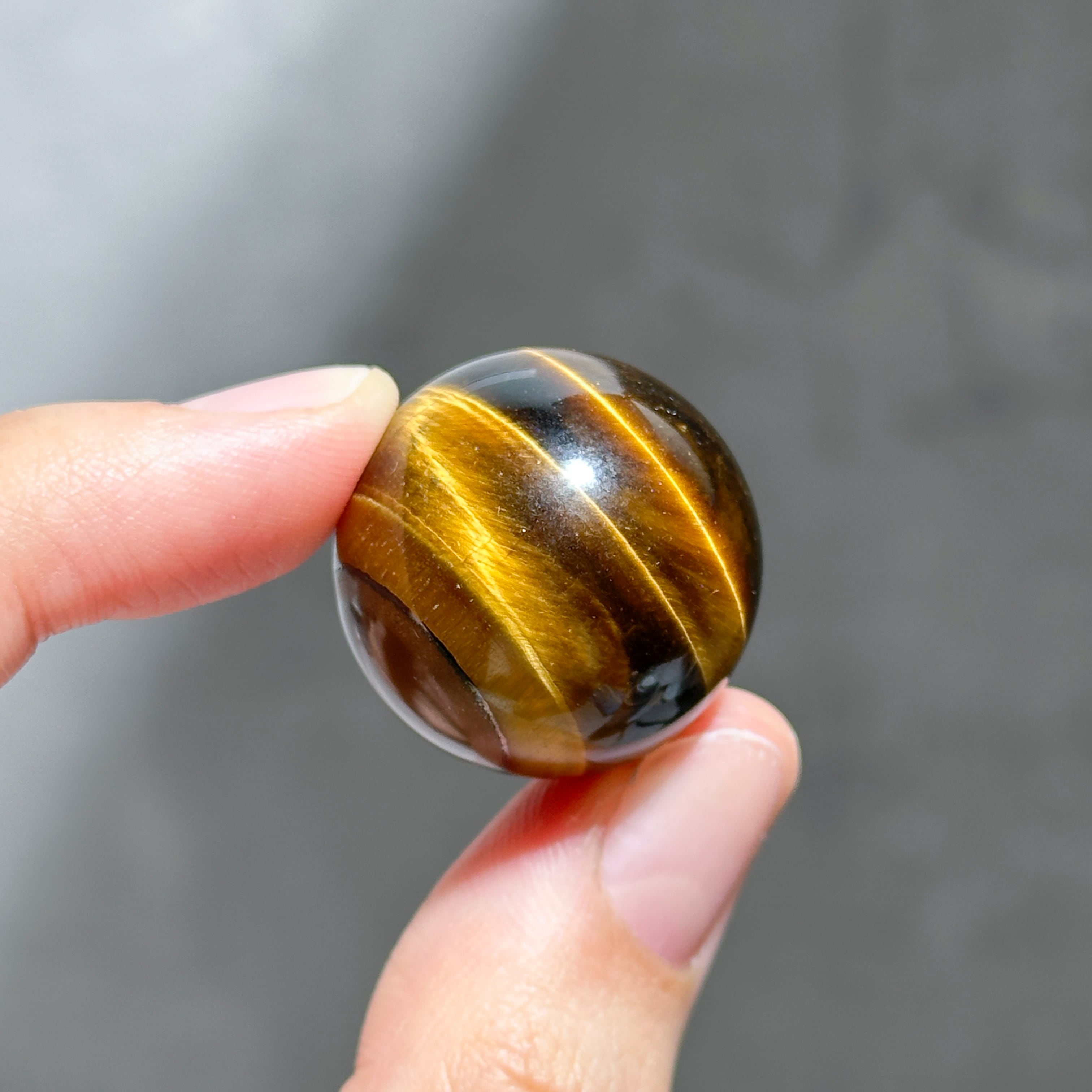 タイガーアイ スフィア（丸玉）13◇Tiger's eye◇天然石・鉱物