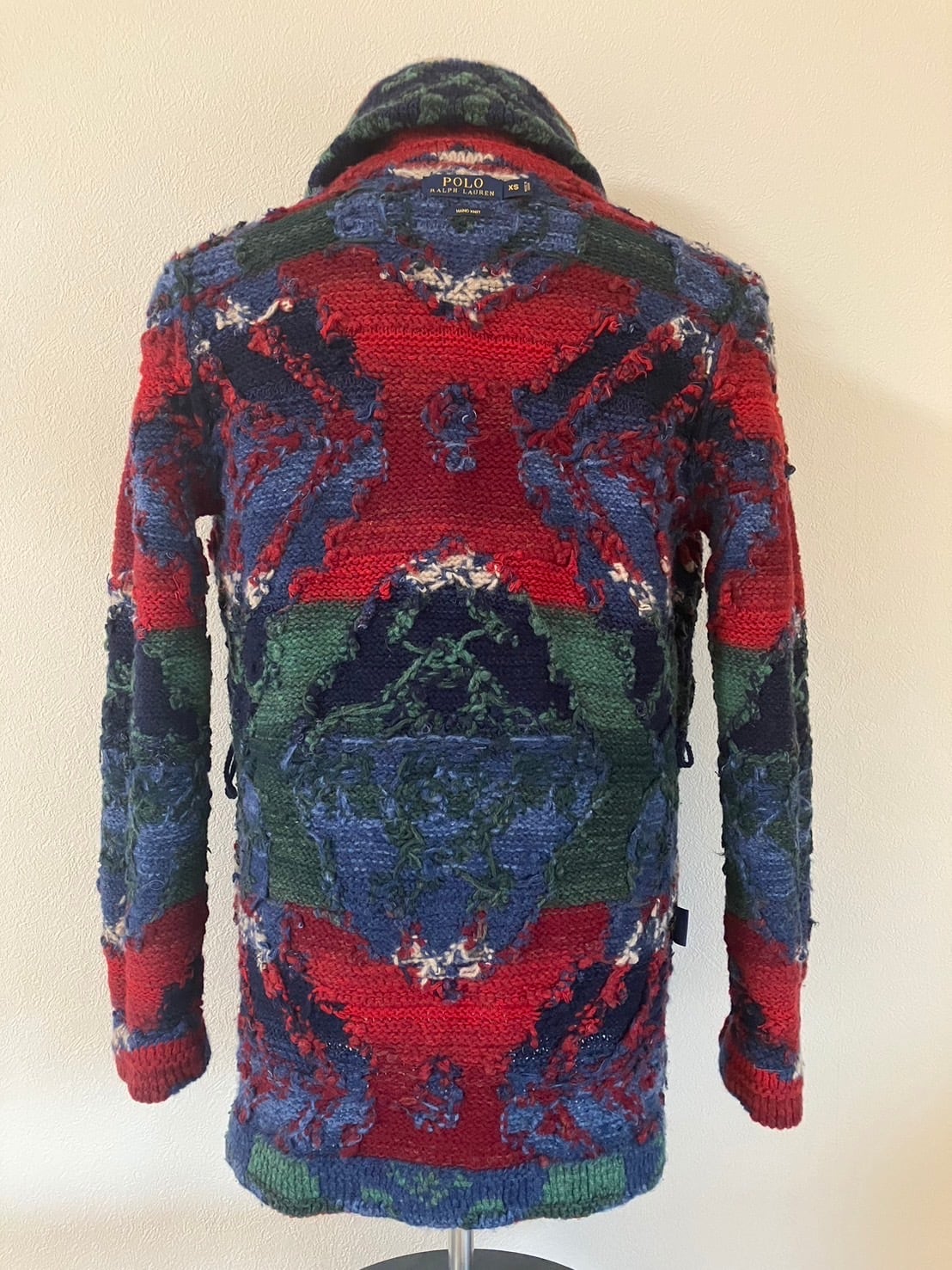 TRL136】RALPH LAUREN ラルフローレン ハンドニットガウン マルチ