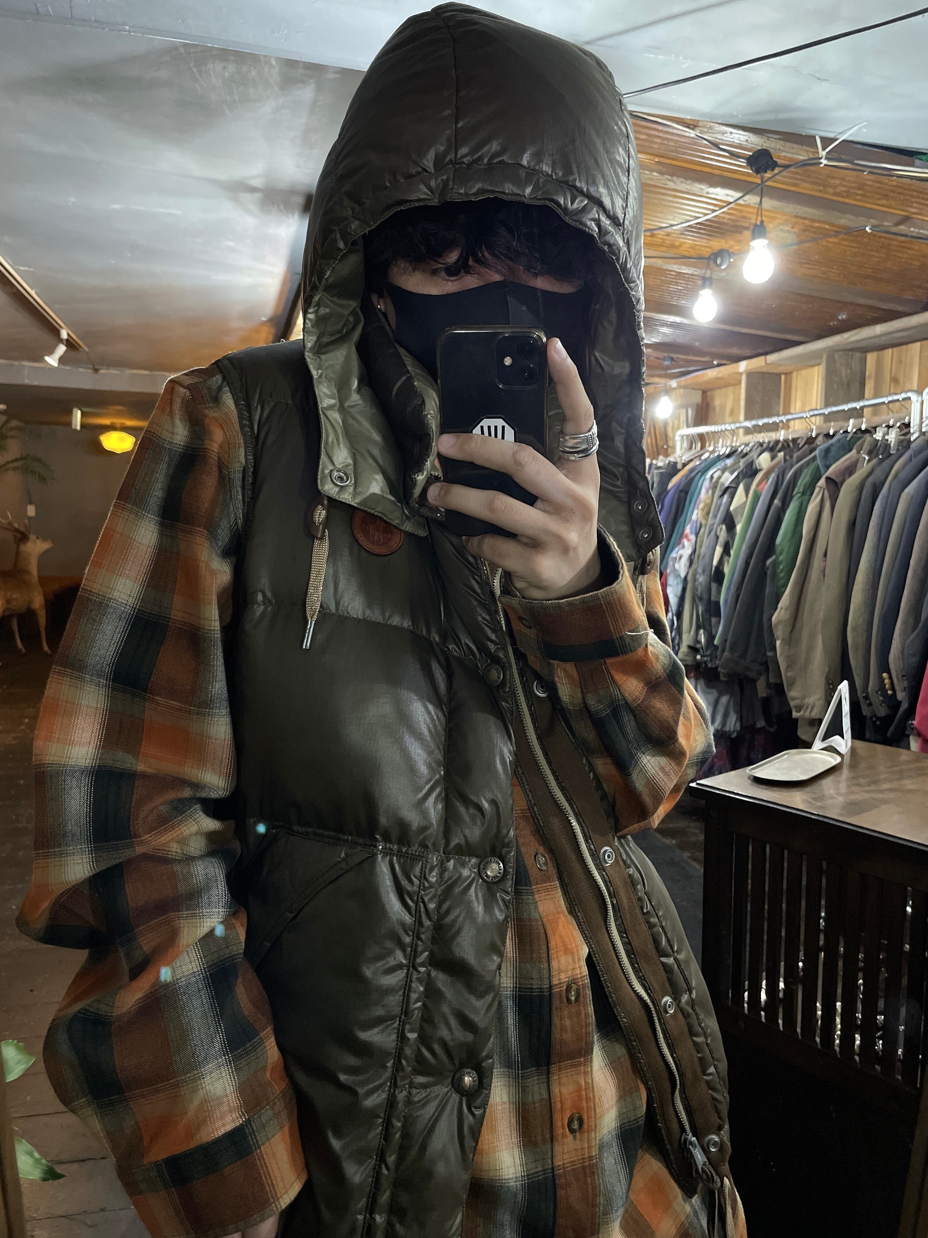 Polo Ralph Lauren dark khaki color down vest ポロ ラルフローレン  