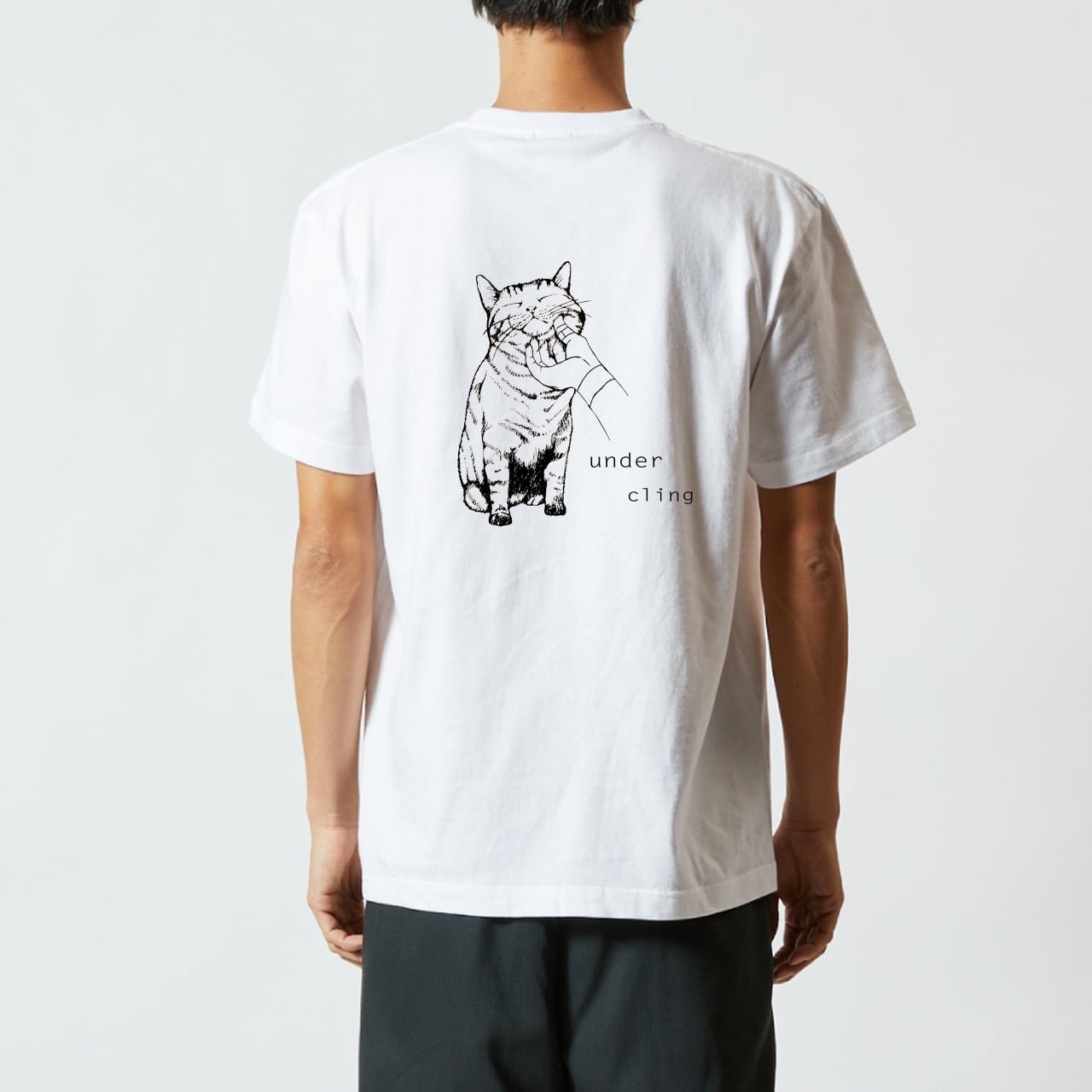 under cling Tシャツ(climbing neko hold) | Pay ID