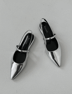 【23ss】Back-string Mary-Jane Shoes_3colors