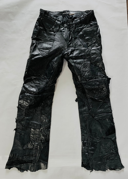 DESTRUCTION 　LEATHER　PANTS